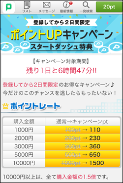 スタートダッシュキャンペーン